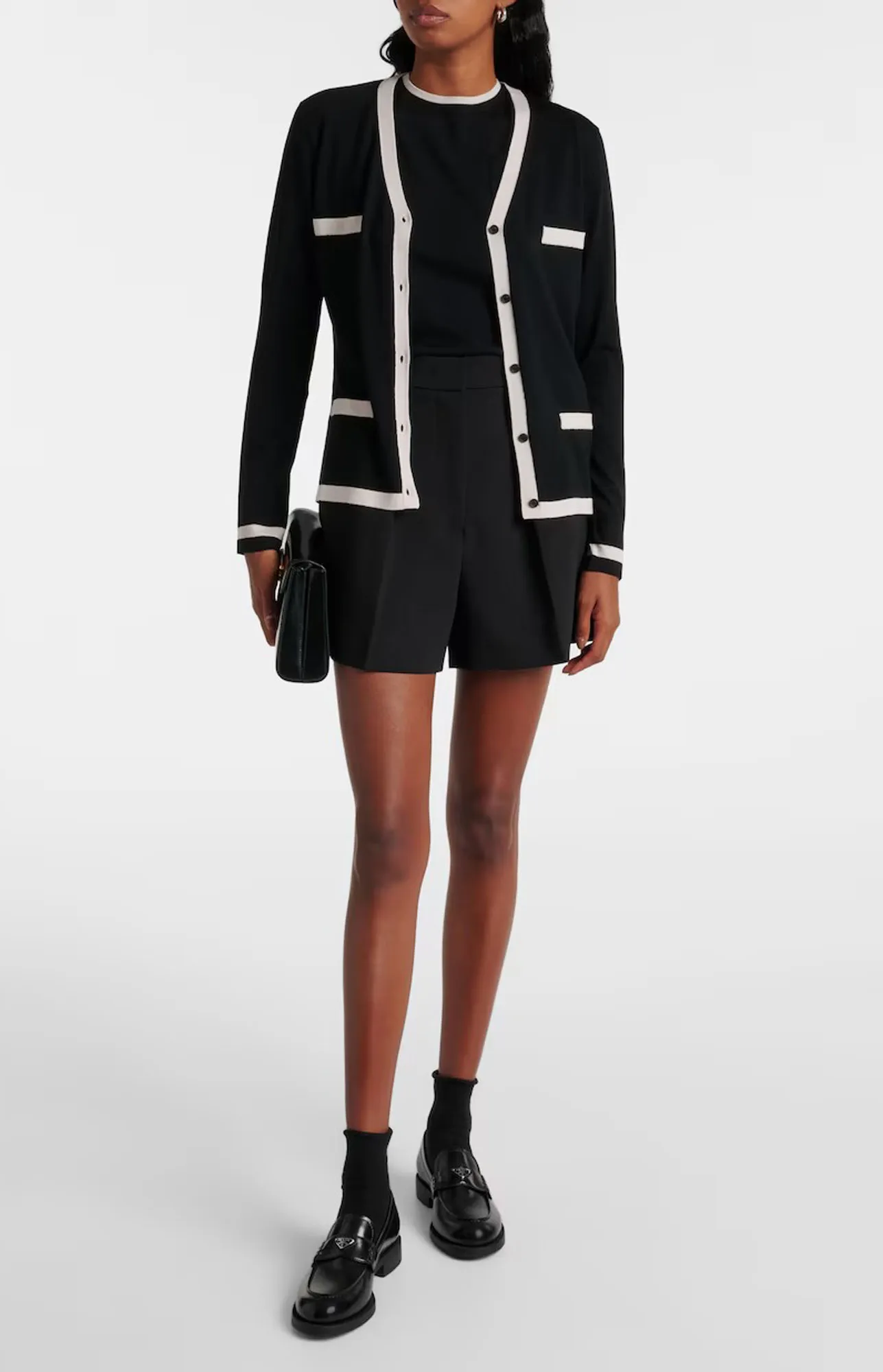 BYLYNNSHOP] 막스마라 에스 Kenya 케냐 브이넥 버진울 가디건 Max Mara