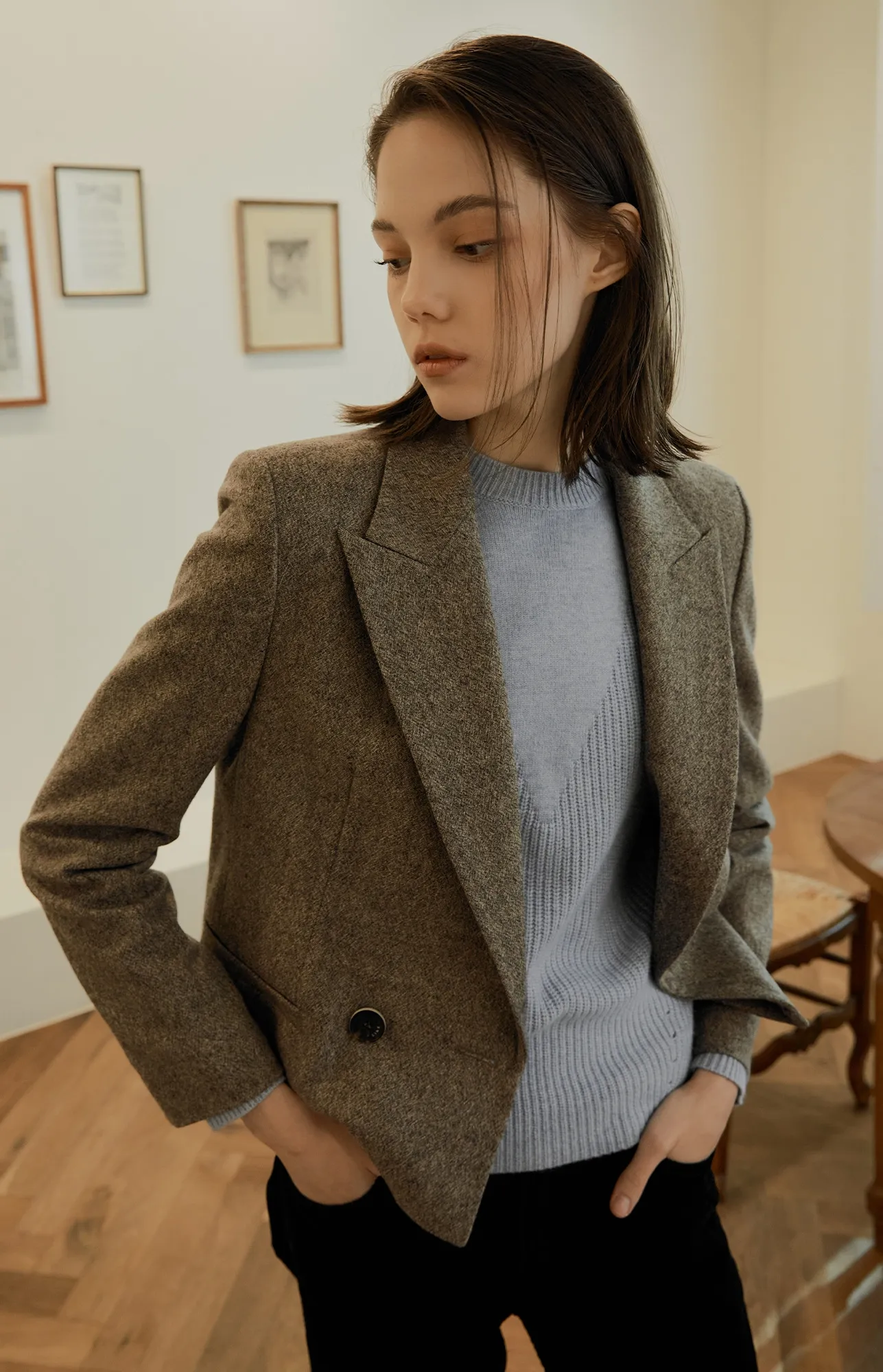 bylynnshop-melange-wool-cropped-jacket