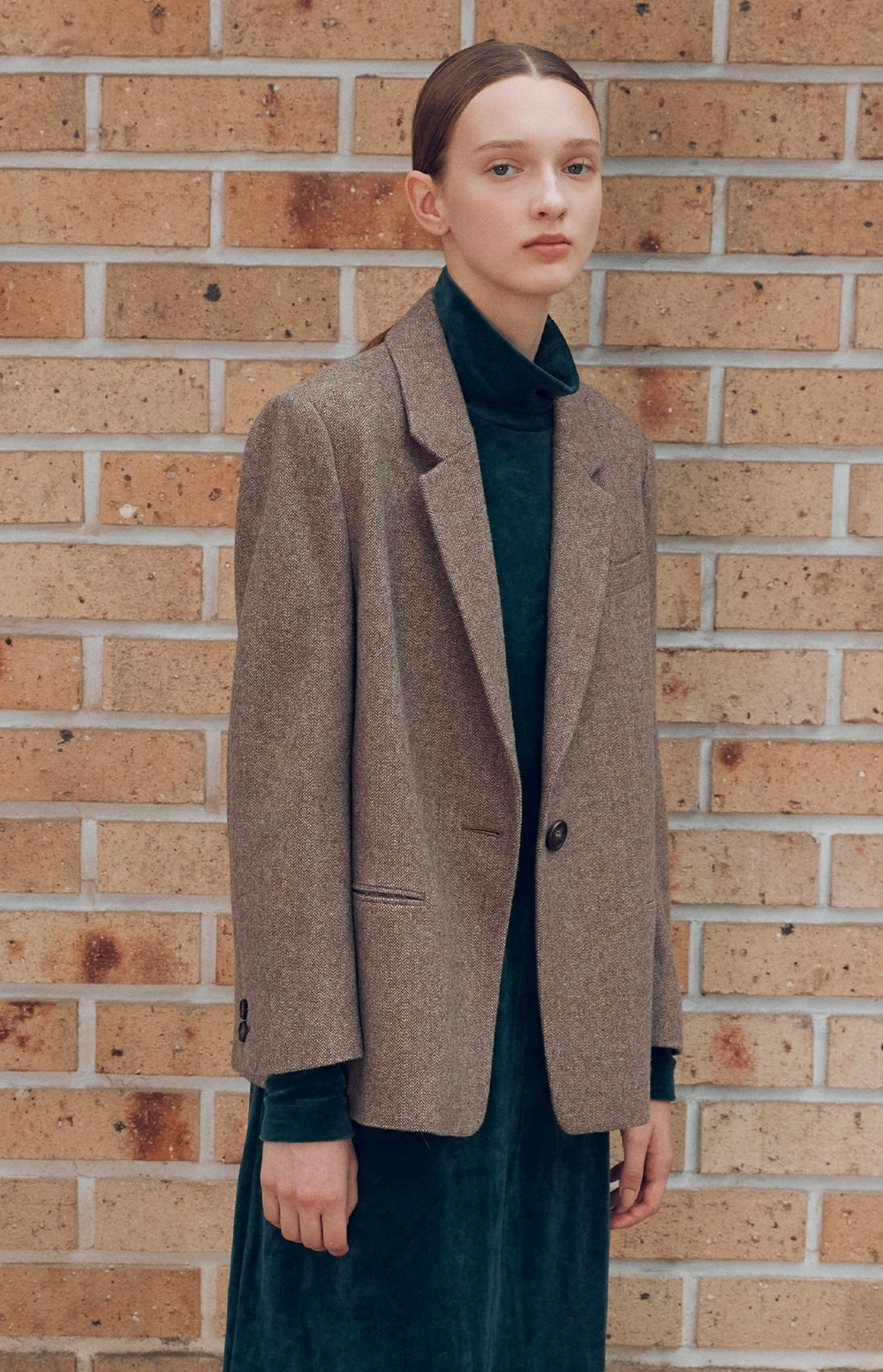 [NUVO.10누보텐]herringbone one button jacket VWJKLK0300 [W CONCEPT]
